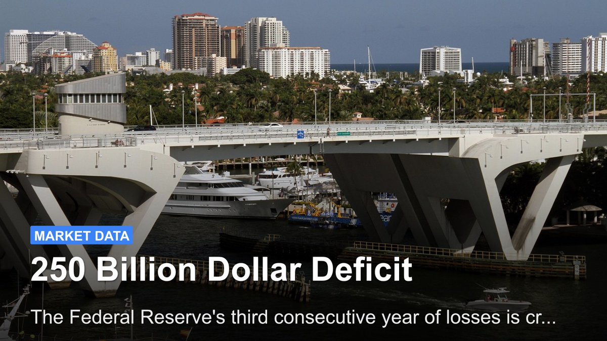 darekhomel's tweet photo. The Federal Reserve just posted an 18.7 billion dollar loss - their third straight year in the red.. Fort Lauderdale buyers are feeling the squeeze with tighter lending standards and longer approval times. Banks are requiring bi...

 💰 

This isn't just Wall Street drama https://t.co/fRPfxNofAR