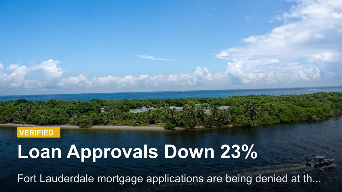 darekhomel's tweet photo. The Federal Reserve just posted an 18.7 billion dollar loss - their third straight year in the red.. Fort Lauderdale buyers are feeling the squeeze with tighter lending standards and longer approval times. Banks are requiring bi...

 💰 

This isn't just Wall Street drama https://t.co/fRPfxNofAR