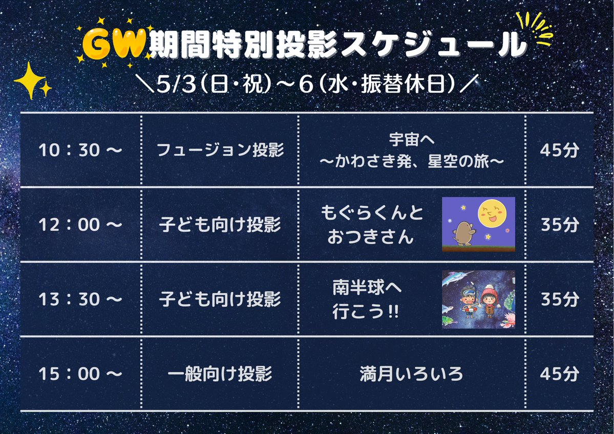 かわさき宙(そら)と緑の科学館（川崎市青少年科学館） tweet media