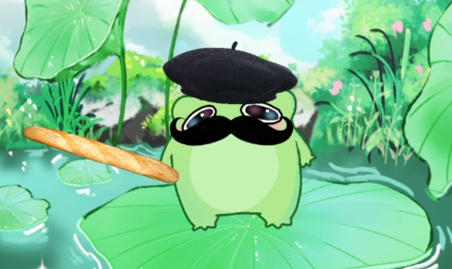 Detective_Gecko's tweet photo. French Frog https://t.co/gjXCyu7H2Q