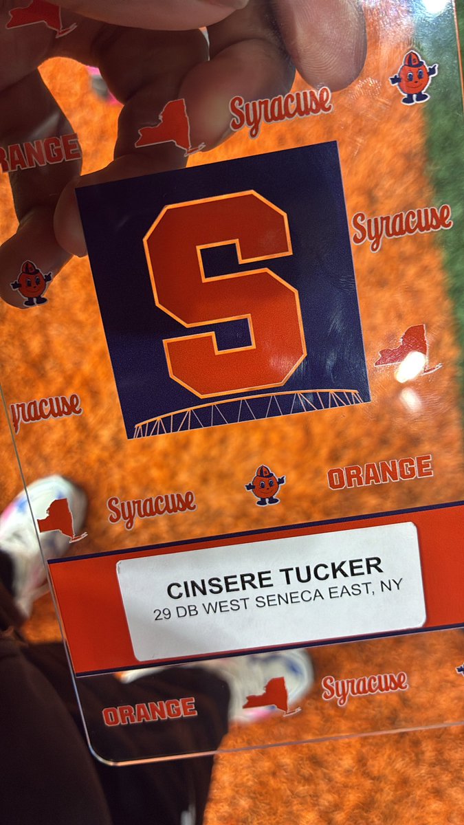It was a great visit at cuse today, had a great time meeting the coaches, thank you cuse for having me.<a href="/Coach_Eliano/">Perry Eliano</a> <a href="/CoachMWalker/">Marcus Walker</a> <a href="/Trenton928/">Trenton Sherman</a> <a href="/AMannicciCuse/">Aaron Mannicci</a> <a href="/CoachChadSmith/">Chad Smith</a> <a href="/LITMINC/">Legends In The Making</a> <a href="/CuseFootball/">Syracuse Football</a>