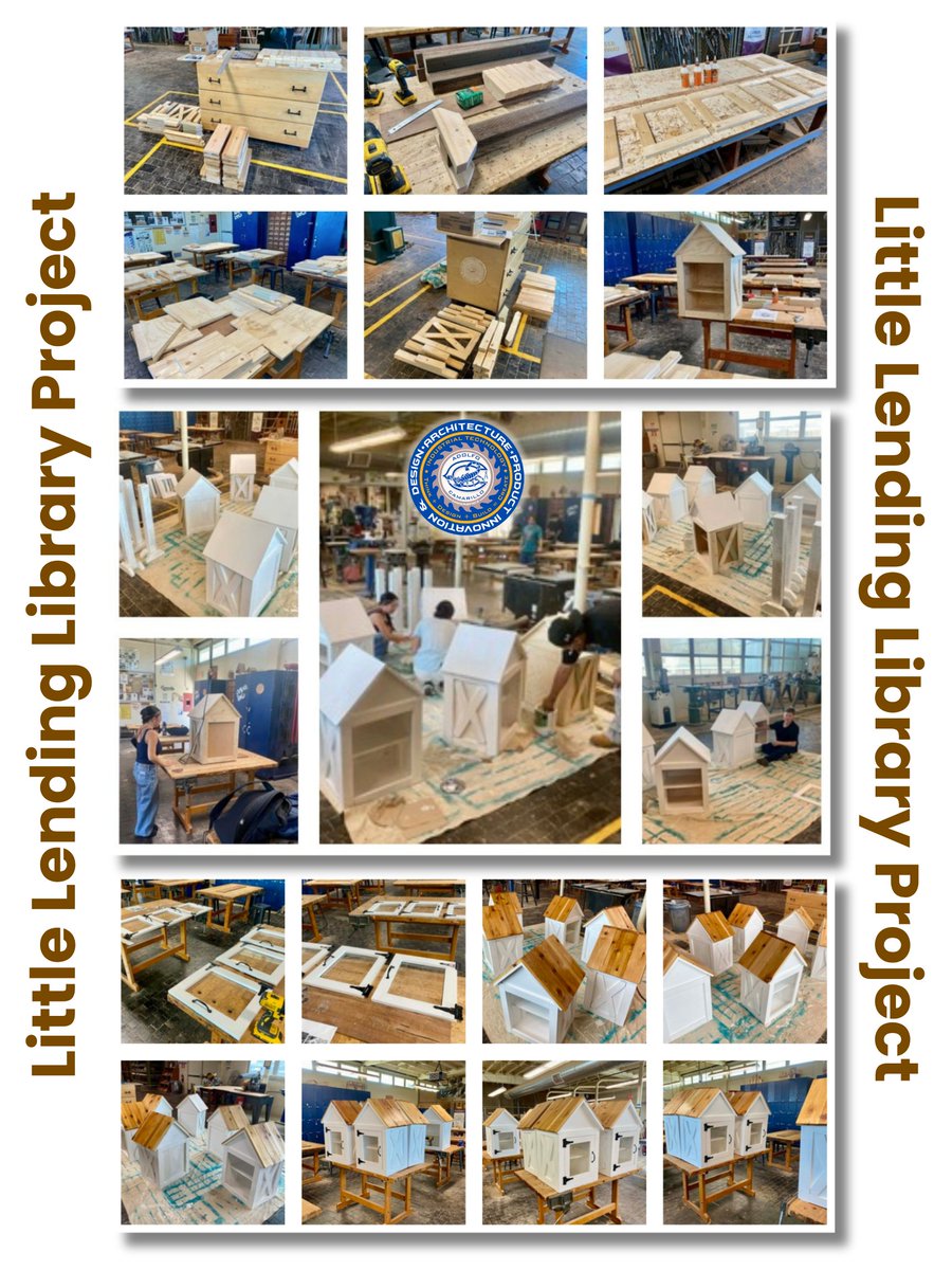 KidToyology's tweet image. #Architecture &amp;amp; #ProductDesign's Little Lending Library Project! #CTEmonth❤️🏆💪
@CaliforniaCTE @SkillsJam @SkillsUSA @VenturaCOE @SkillsUSACA @actecareertech @HFTforSchools @HousingTrustVC @LIUNA @McCarthyCo_
#Think #Design #Build #Create #CTE