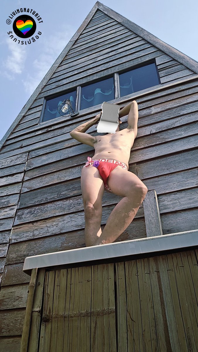 livingnaturist's tweet photo. Morning  Call
🙋‍♂️🌞🍑🥚🍌🌞🙋‍♂️
#naturist #naked #outdoor #โชว์เนียน 
#เป้าตุง #ผ้าขาวม้า https://t.co/9WhhaHAuvJ