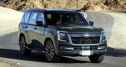 Nissan doubling down on the next-gen Patrol 👀

Y63 lands in Aus late 2026 with a twin-turbo V6 (317kW/700Nm), replacing the V8. More efficient, more torque… but will Aussie buyers let go of the V8?

Nissan is betting they will — pushing for MORE supply.

goauto.com.au/future-models/…