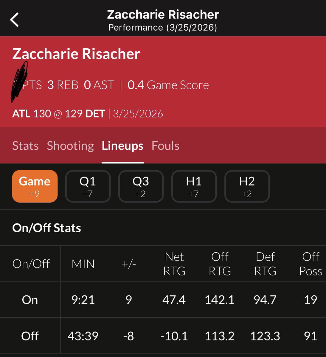 10☄️ (41-33) tweet media