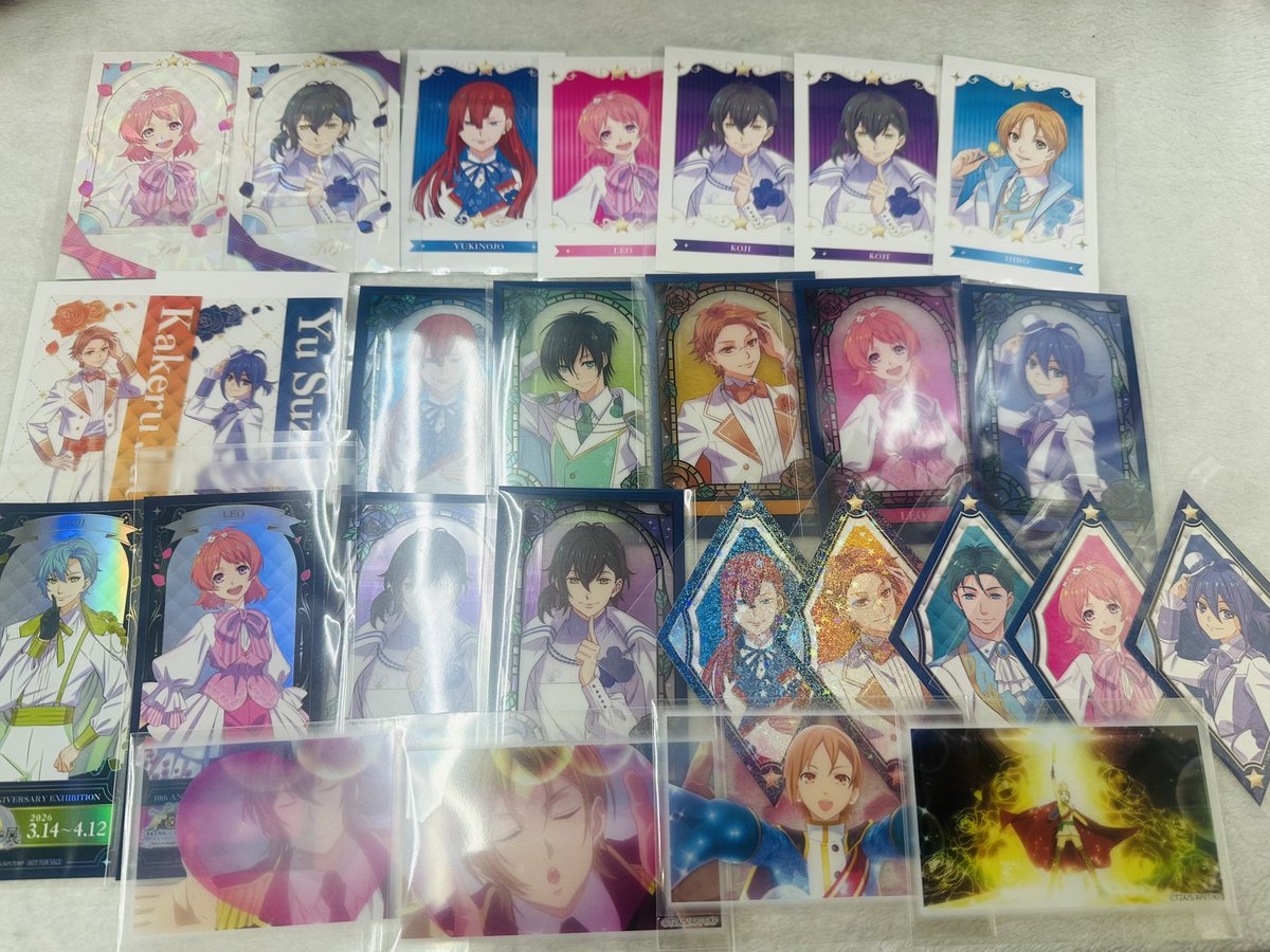 kuro_ponz_'s tweet photo. KING OF PRISM 10周年展 キンプリ展 交換 譲渡 入場特典 購入特典 プリパシャ クリアしおり クリアカード ポラショ

譲✧
コウジ/ヒロ/シン/ユキノジョウ/タイガ/カケル/ミナト/レオ/ユウ/ルヰ/ジョージ/アレク

求✦
同異種カヅキor定価
R↔R同士

28,29現地手渡し/郵送
お気軽にお声掛けください https://t.co/4BQ485EPbg