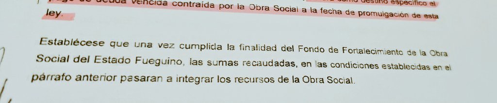 Entró finalmente el anunciado paquete de leyes del Gobernador. 
OSEF (¿?) Asunto 139
Deroga el art 12 de la Ley 1596. Se funda en la necesidad de dar respuesta a diversos planteos de la Dir. Pcial. de Puertos.
Esta derogación se lleva consigo los fondos para pagar la deuda de