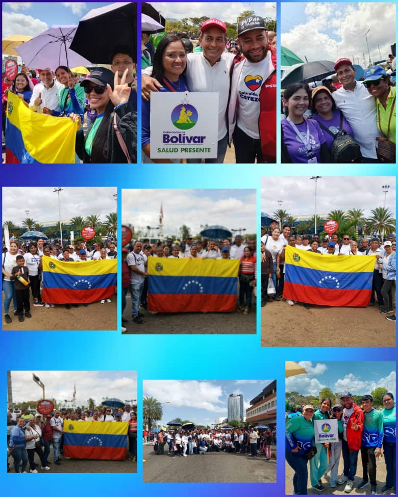 daniel10N's tweet photo. en Salud Liderizados por La Autoridad  Unica de Salud y Presidente del ISP Bolivar  Dr.Edilio Pernalete  caminata  en respaldo a nuestra pareja Presidencial. Nicolas Maduro y Cilia Flores.   #Venezuela  Territorio  de Paz.# Por la Paz y la Unidad. 
@DANIEL NAVAS H. https://t.co/dHGE5NWomE