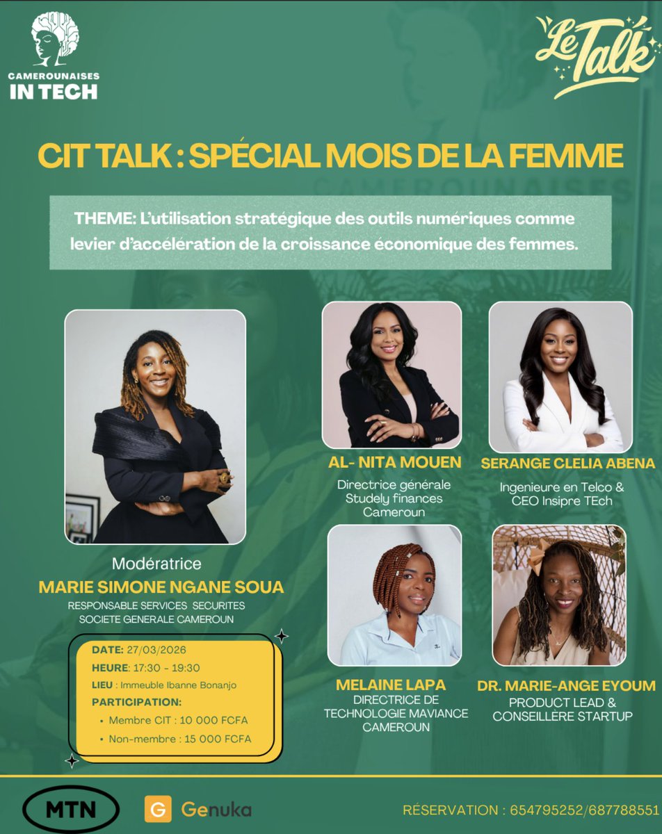 emeyoum's tweet photo. During this women's month of March, celebrated globally, join me and several African women founders, CEOs, thought leaders, entrepreneurs, and investors, either in person or virtually, for a conversation on how to strategically use AI in your daily life and at work. 

I’ll be sharing and demoing some of the exciting AI tools I’ve been using to to boost my own agency and productivity.

The key is AI is not a replacement for critical thinking, but a tool to expand our agency. 

Here's the framework I've been working with 6 levels of AI engagement:
Level 1: AI for everyday answers
Level 2: AI for daily work
Level 3: AI for prototyping
Level 4: AI for building apps
Level 5: AI as your personal agent
Level 6: AI ambassador, instructor & thought leader

No matter what level of AI skills you currently have, I invite you to be part of this timely conversation.

I’ll also explore the tension of staying human and original in the age of AI

I’m excited to engage with you and explore these possibilities together!

hashtag#ArtificialIntelligence hashtag#AIinWork hashtag#AIforEveryone hashtag#Productivity hashtag#Innovation hashtag#TechLeadership hashtag#DigitalTransformation hashtag#FutureOfWork hashtag#HumanInTheLoop hashtag#AItools hashtag#AIstrategy hashtag#PersonalGrowth hashtag#ProfessionalDevelopment