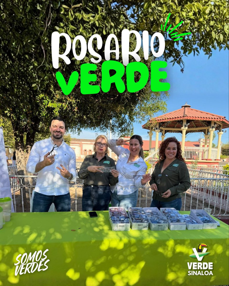 Verde_Sinaloa's tweet photo. #Rosario 💚 | Las regidoras del Partido Verde Ana Quevedo y Rosy Ruiz, realizaron una jornada de salud en la sindicatura de Cacalotán, acompañadas de @JulietaMzt y @Guatimea; llevando medicamentos, lentes gratuitos para lectura y apoyos para la comunidad.

#SomosVerdes 🌱 https://t.co/1ixc7CCgb2