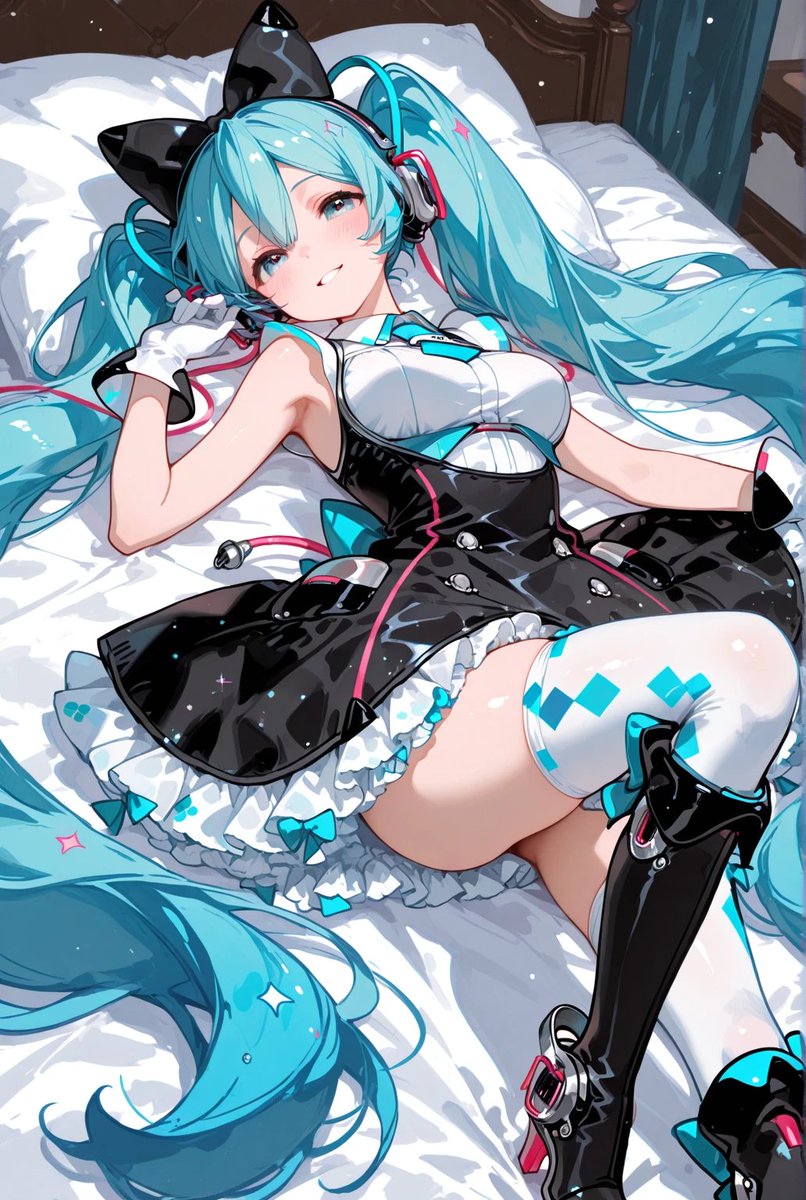 LA DIOSA DE COLETAS TURQUESA 💙💚 🇨🇴初音ミク🇯🇵 tweet media