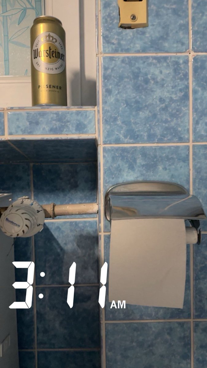 3 Uhr nachts Scheißen mit nem Warsteiner Peak oder peak?