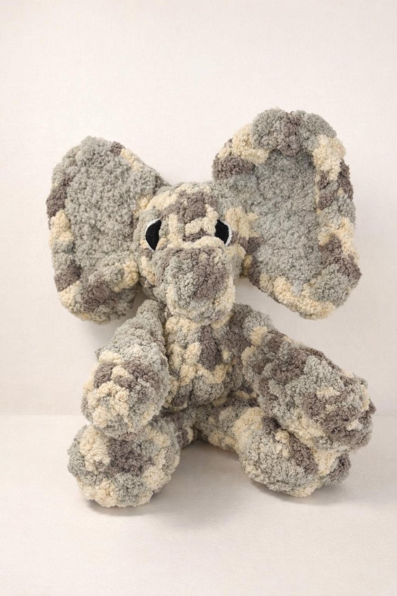 OurPlaceToNest's tweet image. Cuddle up with our Hand Knit Chenille Elephant Snuggler! 🐘 Perfect for neutral safari nursery decor, a birthday gift, or baby shower surprise! 🎁 Ready to bring home this cute companion? Click nuel.ink/tEHNGH for more! #innovative #musthave #shop