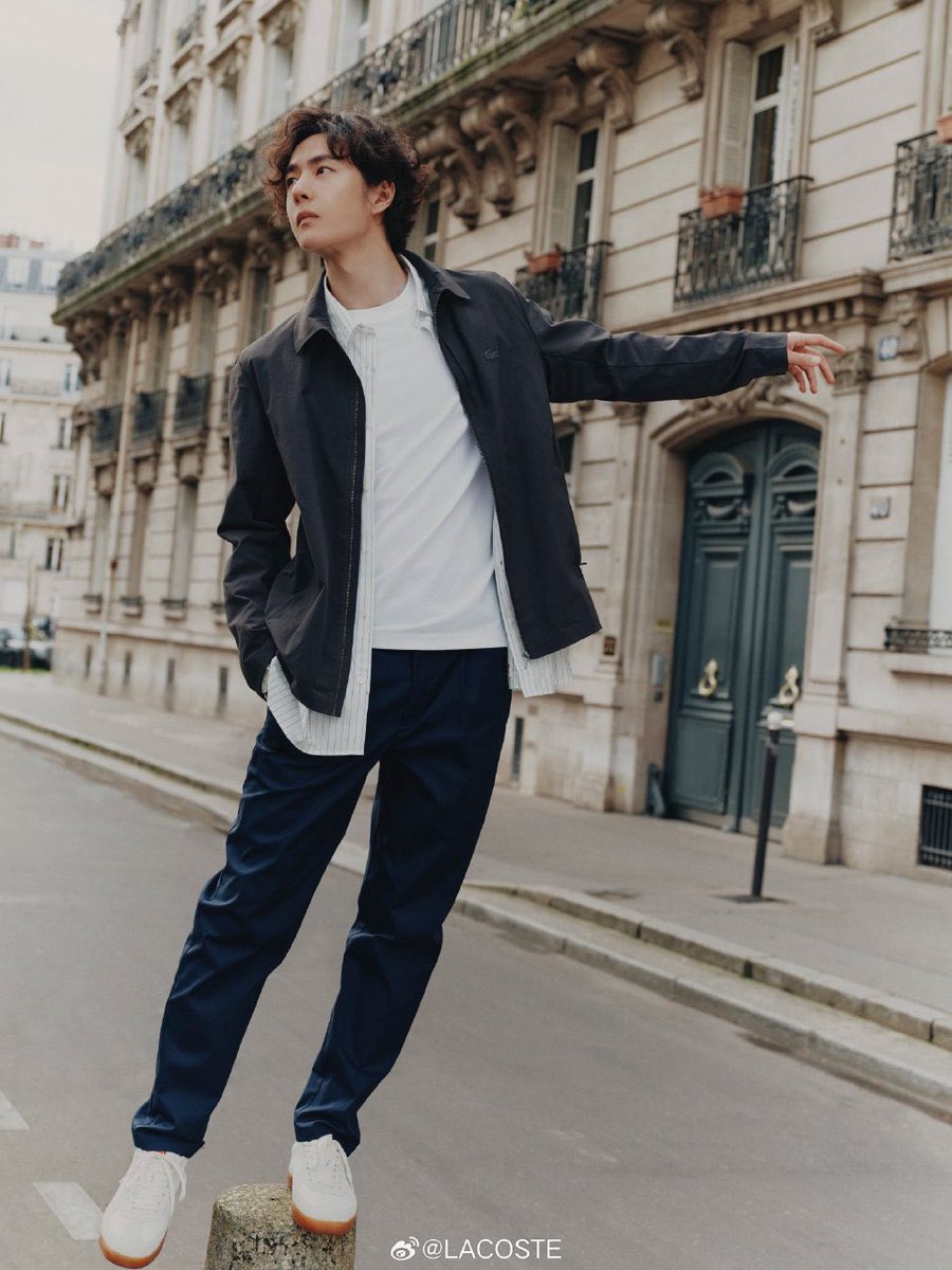 ▲

きちんと感のあるシルエットとラフな質感が調和し、絶妙なバランスに仕上がっています”
 #WangYibo #王一博 #ワン・イーボー 
 #LACOSTE  #WangYiboxLacoste