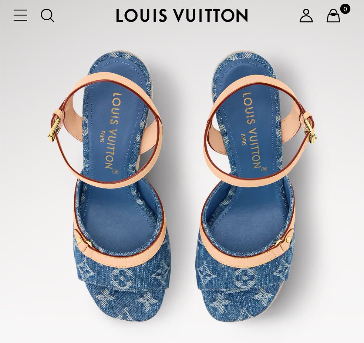 layxsnv's tweet photo. Louis Vuitton dropped a denim set for the spring 💙😍 https://t.co/zb4eL7NChB