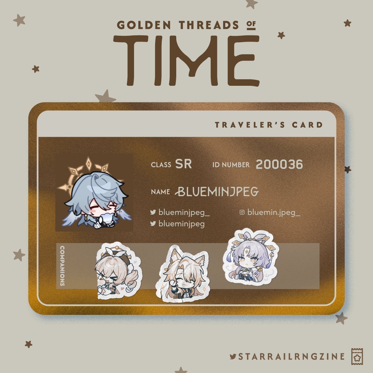 Golden Threads Of Time | A Star Rail RNG Zine 🌿 tweet media
