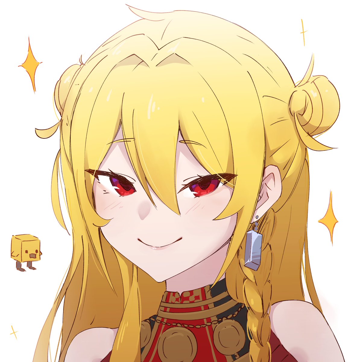 Srewe5's tweet photo. Very fast drawing. Love the new hairstyle! ✨
#burnElaburn #InKaela https://t.co/o7hddRnzrg