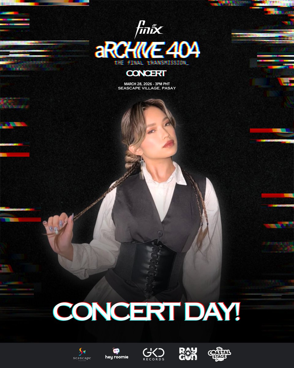 HeyRoomieVIP's tweet photo. FINALLY! The moment we’ve been waiting for is here. 👏

An unforgettable night with our Filipina baddies. 🐦‍🔥 See ya’ll tonight!

#HeyRoomie #FINIX #aRCHIVE_404 #a404Concert #ConcertPH #PPOP @wearefinix https://t.co/NJ6PpBTv4l