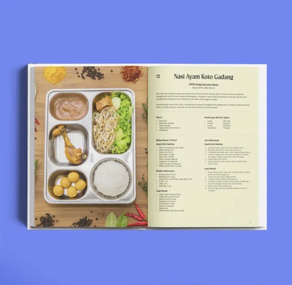 RidhaIntifadha's tweet photo. Lihat di marketplace, harga bukunya Rp180.000

Kalau dilihat dari contohnya, berarti isi bukunya adalah gambaran menu MBG dengan nampan khasnya + cara membuatnya.

Udah ada yang tertarik beli? https://t.co/FIGmDcCxzs