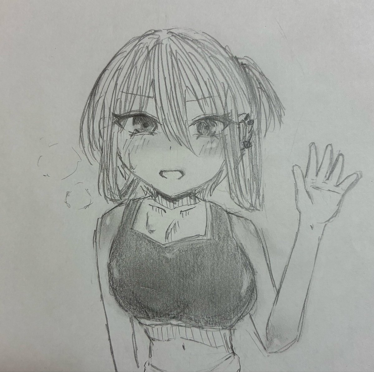 yatorowa1's tweet photo. @sooootaaaaaaa アナログ絵ですが、自分の中では、上手く描けたものです！
そーたさん、見つけてください... https://t.co/E5UltXxEsi