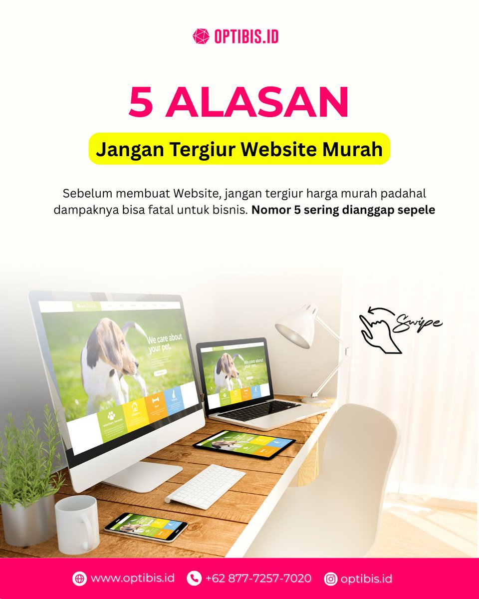 optibisid's tweet photo. Apakah website bisnismu sudah benar-benar siap untuk jangka panjang?

📩 Konsultasi GRATIS: https://t.co/RTGRbyGDL5
🔗 https://t.co/KRcbuLQu3u

#websitebisnis #jasawebsite #tipswebsite #jasawebsitemurah #jasawebsitebandung https://t.co/exENaDsSmI