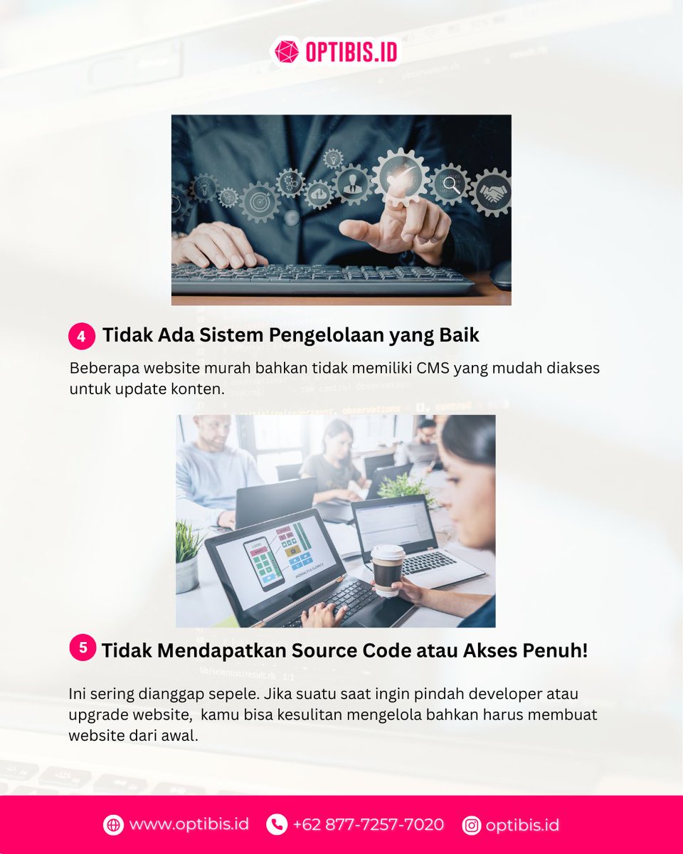 optibisid's tweet photo. Apakah website bisnismu sudah benar-benar siap untuk jangka panjang?

📩 Konsultasi GRATIS: https://t.co/RTGRbyGDL5
🔗 https://t.co/KRcbuLQu3u

#websitebisnis #jasawebsite #tipswebsite #jasawebsitemurah #jasawebsitebandung https://t.co/exENaDsSmI