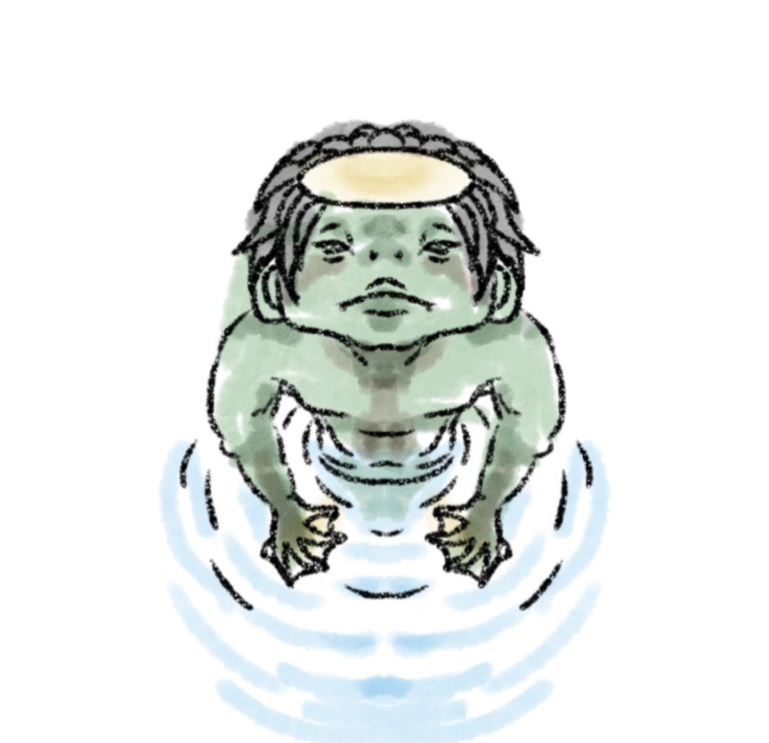 pumpkinpopo's tweet photo. 見上げる河童。
#Drawing #河童 #イラスト #イラスト好きさんと繋がりたい #絵描きさんと繋がりたい #デジタルイラスト https://t.co/cQd3UkqI37