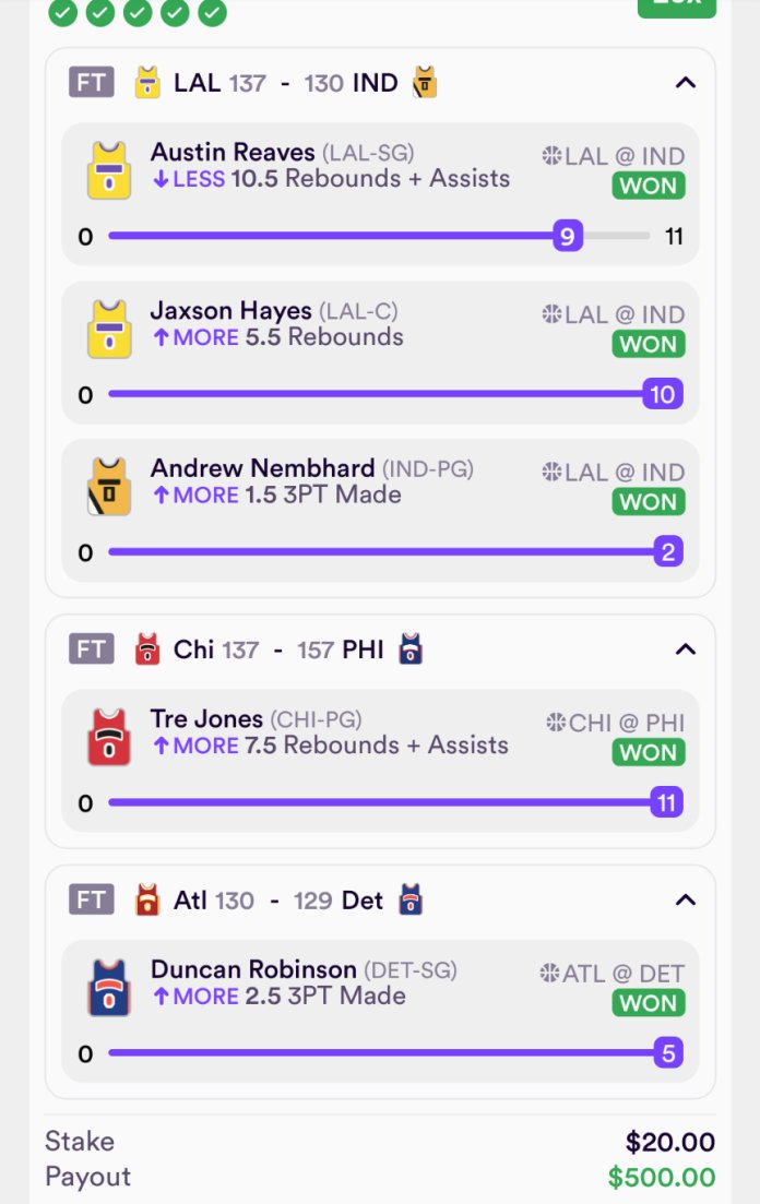 BetsniperAUS's tweet photo. I kid you not, these slips are all from one subscriber, all in the same day

No skill involved just follows the tools we have available

I repeat, all the same person all in one day https://t.co/mSSJE9pjmj