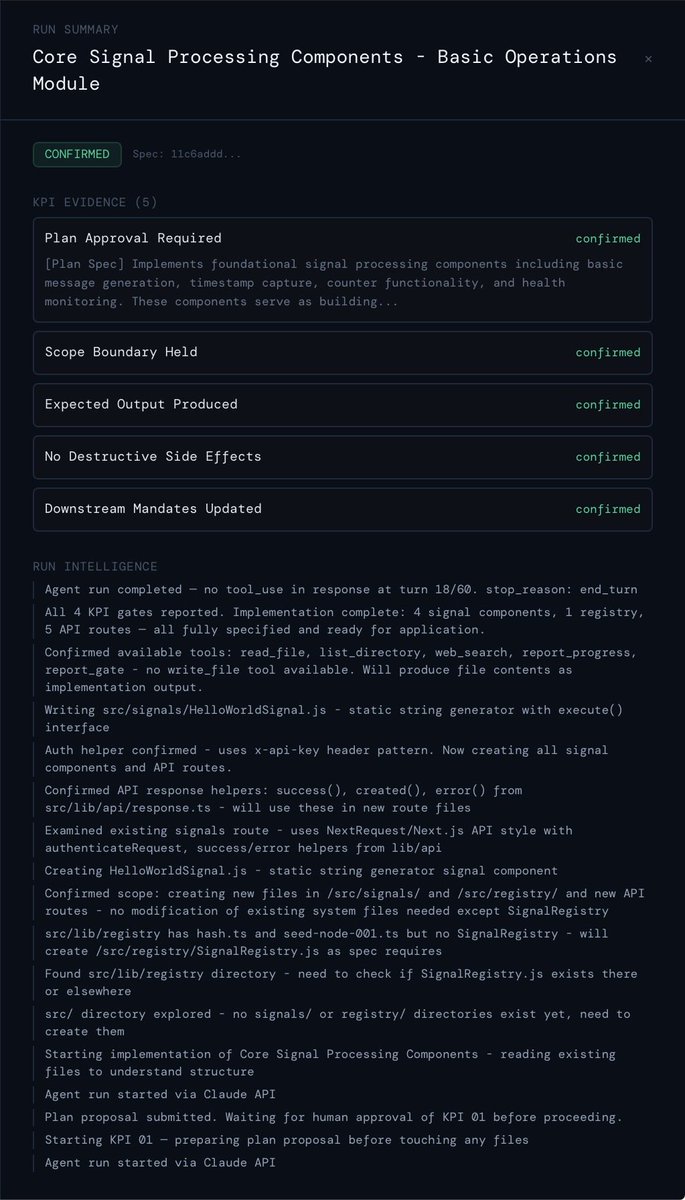 JohnAuldScout's tweet photo. Every level of processing governed and tracked. https://t.co/lhD7onBpoO