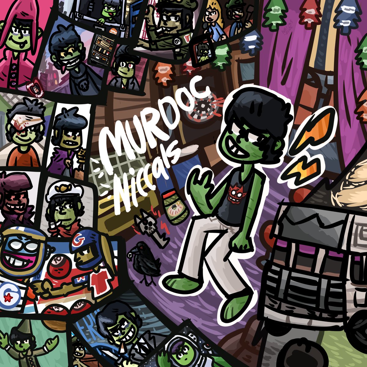 axelfilms22's tweet photo. murdoc niccals fanart ._.
#murdocniccals #gorillazthemountain
#gorillazart #JamieHewlett #DamonAlbarn #deltheGhostRapper #digitalfanart #gorillazfanart #gorillaz #kongstudios #gorillaztwt #themountain #gorillazphase8 #phase8 #crackerisland #humanz #demondays
#gorillazmurdoc #art https://t.co/S2Kn3XSMNV