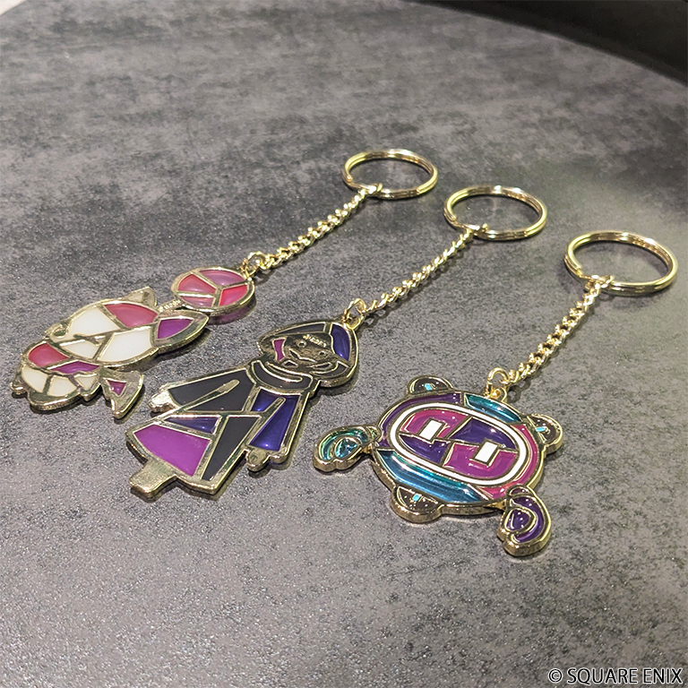 🟣ファイナルファンタジーXIV ステンドグラス風キーホルダー 各種 光を