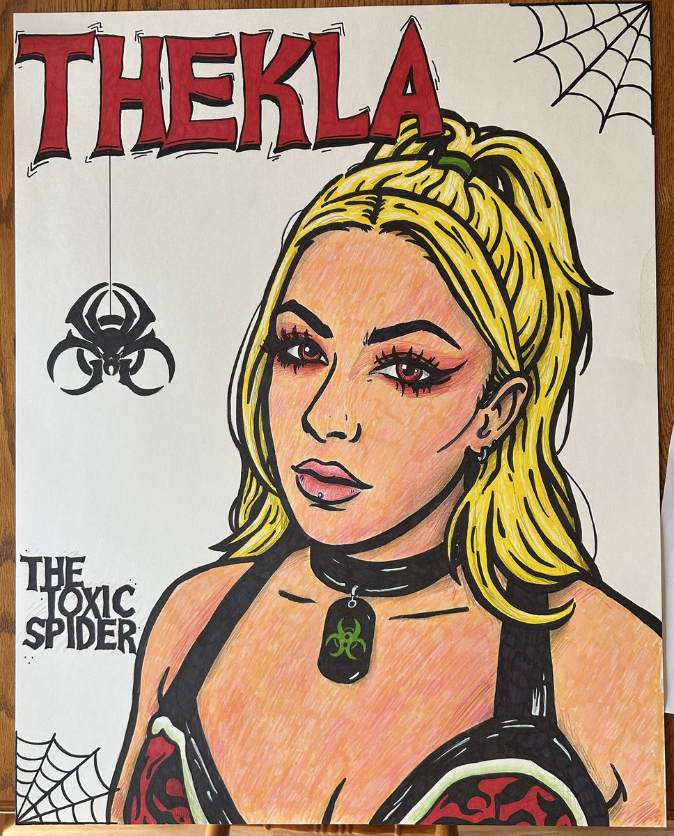 Funny too because I spent 300 times longer on this Thekla sign but I don’t think it made air 🤣