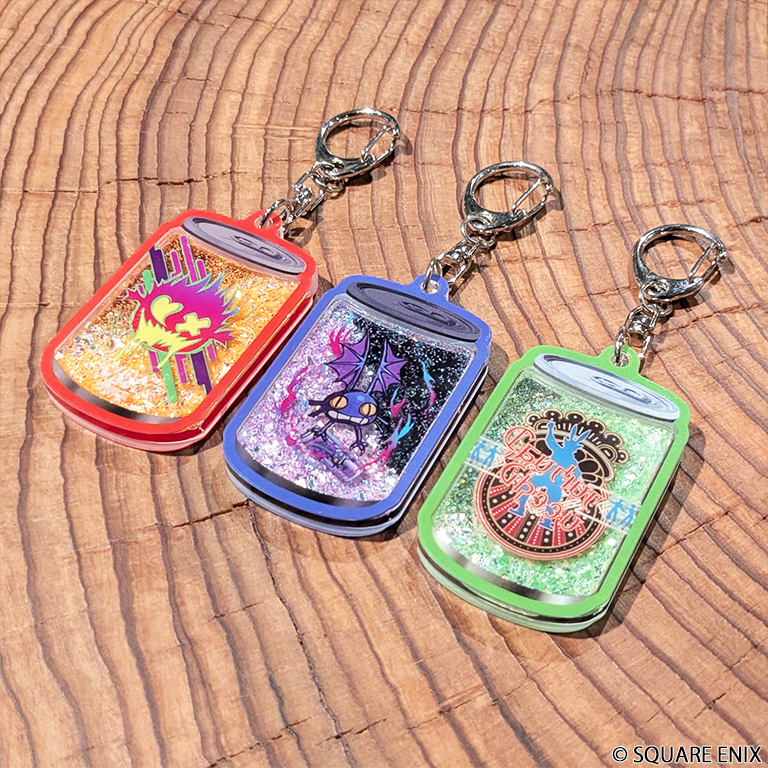 🟠ファイナルファンタジーXIV エナジードリンク型ラメ入りキーホルダー