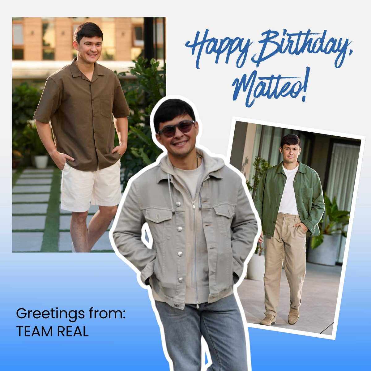 WeAre_TeamReal's tweet photo. Happy birthday @mateoguidicelli!

May this year ahead be filled with blessings, opportunities and happiness for you and your family. 

We love you endlessly. 🎈🎂🫶

From your,
Team Real https://t.co/9Yu1XkUWEr