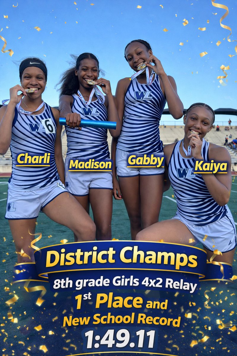 West Lake Middle School Girl’s Athletics tweet media