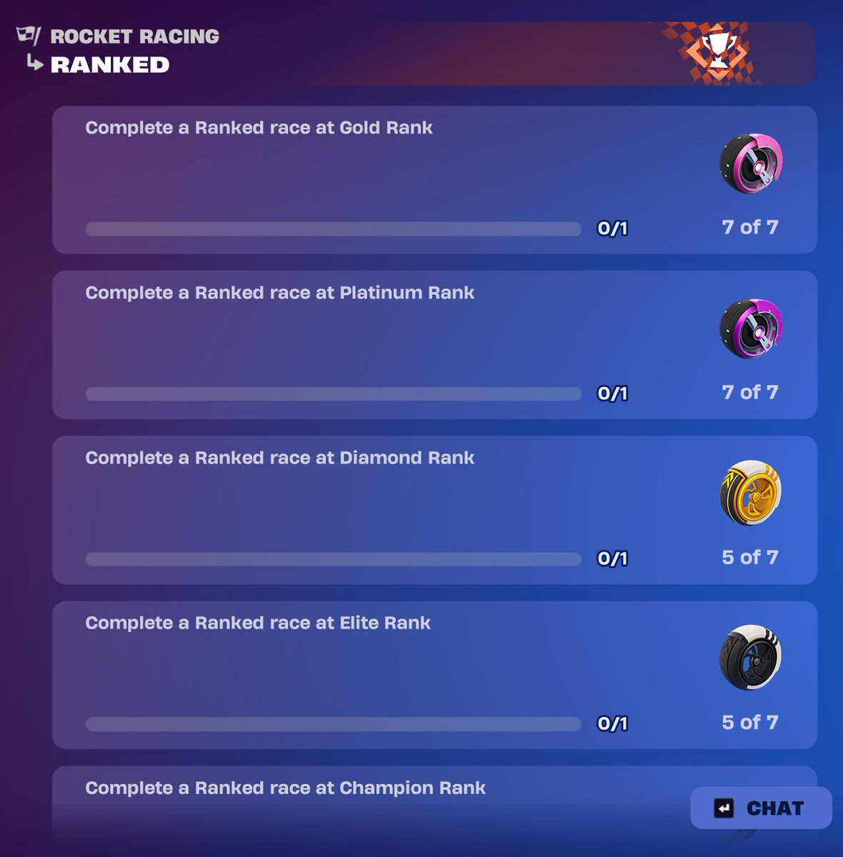 LinIsCrazy's tweet image. Friendly reminder these Rocket Racing Ranked rewards end in less than 3 days 💔😭