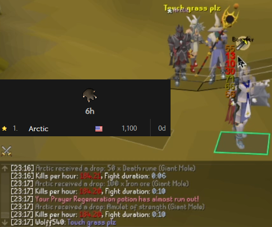BoosterOSRS's tweet photo. mole 6h with friend https://t.co/DfZl13xcNX