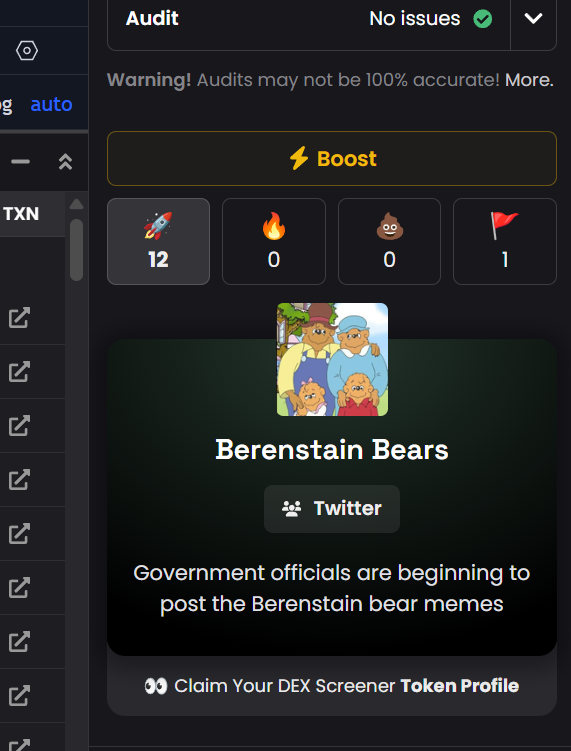 chillchoom's tweet photo. Smash the rocket on Dexscreener bro. 

We're sending $berenstein no matter what!

82UmxtCcwxeYTB8qsaR56Gr3HQawmsHB4LFrRQrvpump https://t.co/sgVtd2rrA0