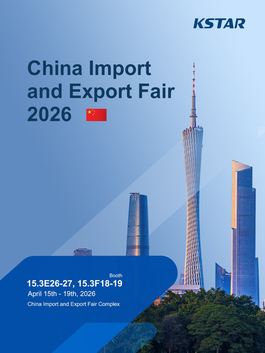 KstarPower's tweet photo. Meet KSTAR at Canton Fair 2026! 🙌🙌

 📍  Booth: 15.3E26-27, 15.3F18-19
📅 Date: April 15–19, 2026
📌 Location: China Import and Export Fair Complex, Guangzhou

At this year's exhibition, KSTAR will showcase its proven power solutions for critical infrastructure, including data centers, industrial applications, and commercial systems.

Join us to explore how we deliver reliable, efficient, and scalable power for a rapidly evolving digital world.

Looking forward to connecting with you in Guangzhou.👏👏

#KSTAR #CantonFair #PowerSolutions #DataCenter #UPS #EnergyEfficiency #CriticalPower