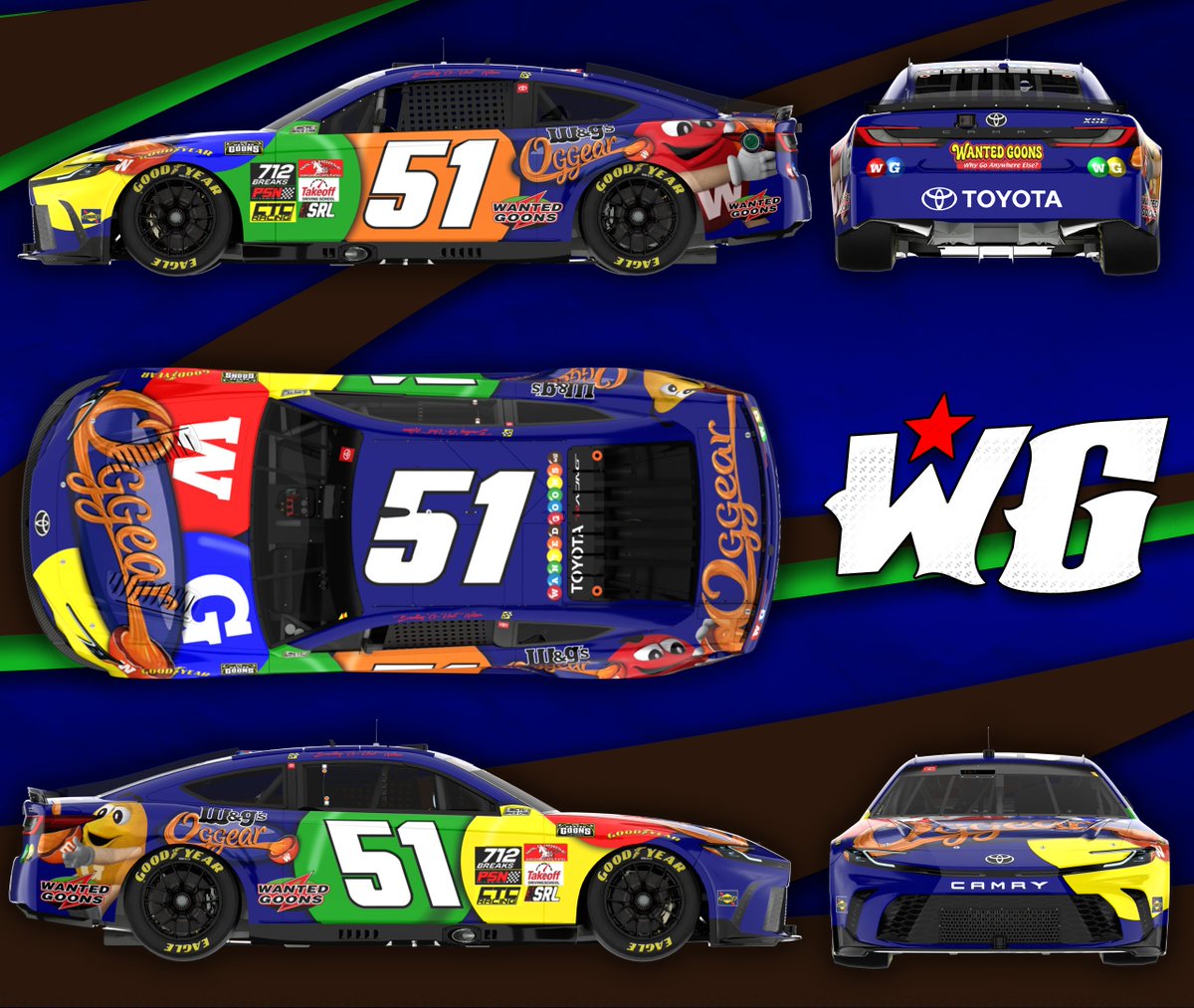 Made up this paint for <a href="/BradWilson51/">Bradley Wilson</a> this past week for the <a href="/CTCRacing/">CTC Racing</a> Throwback Race @ Darlington. 

VOTE BELOW SO BRAD CAN WIN BEST THROWBACK PAINT

docs.google.com/forms/d/e/1FAI…