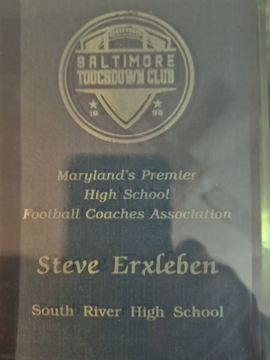 CoachErxleben's tweet photo. Extremely honored to have been recognized by the @BTC_1988 as a COY for 2025. No coaching award comes without unbelievable players. This award is a reflection of what our seniors and players did and the culture of @SRHSFootball https://t.co/2kRCDRcHHQ