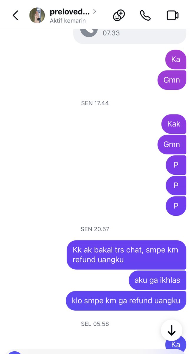 Abcdrdwds's tweet photo. HELP RT
update sampe hari ini masih blm ada kejelasan terkait preloved ini🥲 setiap aku tlp selalu d reject, please REFUND UANGKU‼️ #jule #nipu #helprt #viral #help https://t.co/4PRTlrgFy6