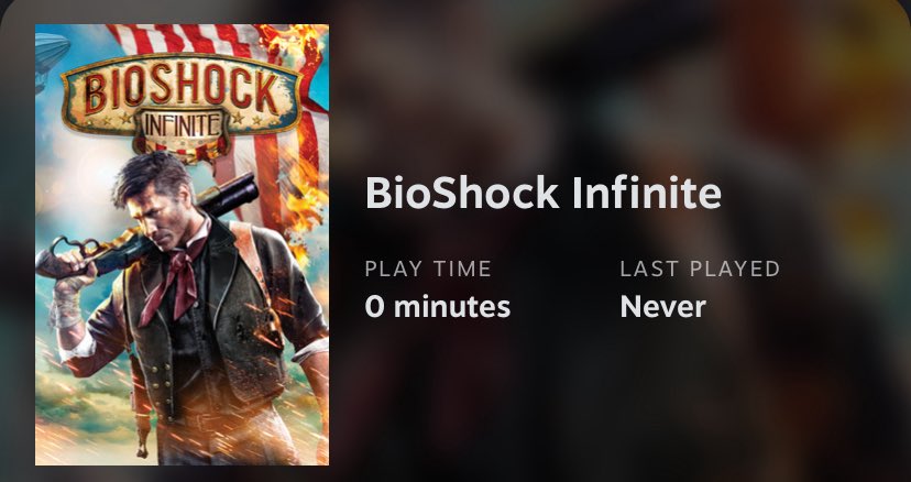 OTShelfEnt's tweet photo. Watched this game go from being in the greatest of all time debate when it was new, to being generally regarded as pretty bad, to now being seen as basically just fine. Still have no idea what the plot is or seen the gameplay let alone actually opened it myself. https://t.co/XlPDnrADAw