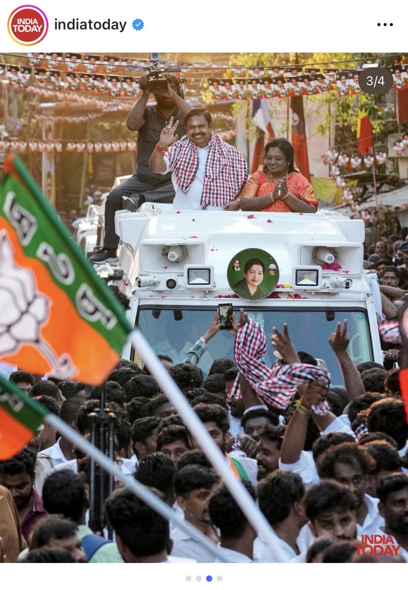 VeerapandiU's tweet photo. All India Anna Dravida Munnetra Kazhagam தலைமையிலான
NDA கூட்டணி 🤝
எதிர்க்கட்சிகள் குழப்பத்தில்…
மக்கள் தெளிவான முடிவில்!
நமது தலைவர் Edappadi K. Palaniswami தலைமையில்,
பெரும்பான்மை இடங்களுடன் மாபெரும் வெற்றி நிச்சயம் 
இது வெற்றி மட்டும் இல்லை…
இது அரசியல் புரட்சி!
#NDA #ADMK https://t.co/PnJCQ5YhAA