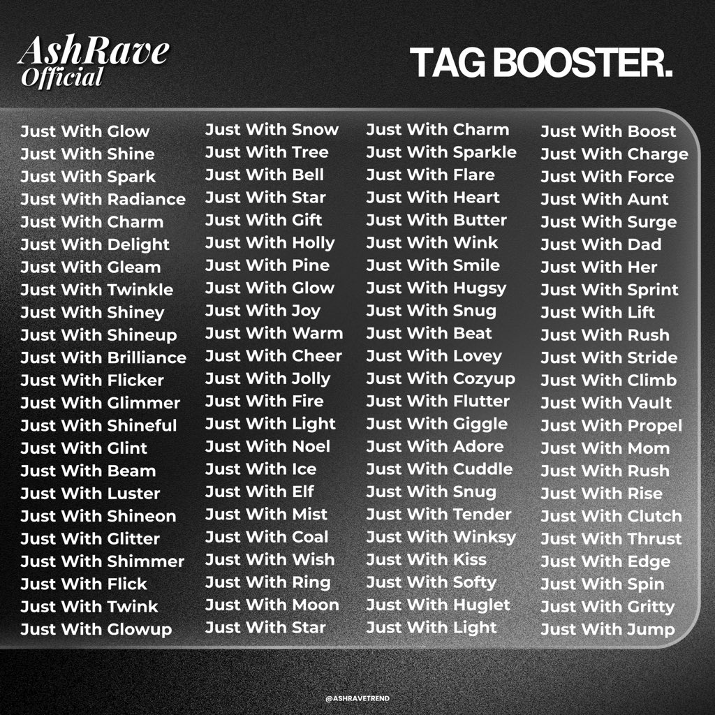 SECOND ENGAGEMENT BOOSTER
Goal: FIVE HUNDRED replies

𝗥𝗘𝗣𝗟𝗬 • 𝗥𝗘𝗧𝗪𝗘𝗘𝗧 • 𝗥𝗘𝗤𝗨𝗢𝗧𝗘

No using of capital letters, emojis and numbers. Lastly, please ENGAGE.

ASHRAVE TAPING DAY
#AshRaveSaShowtimePeroDiPaAired