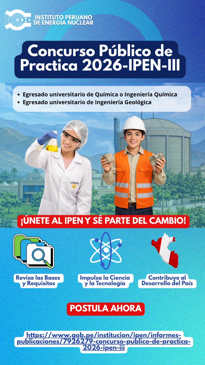 Instituto Peruano de Energía Nuclear tweet media