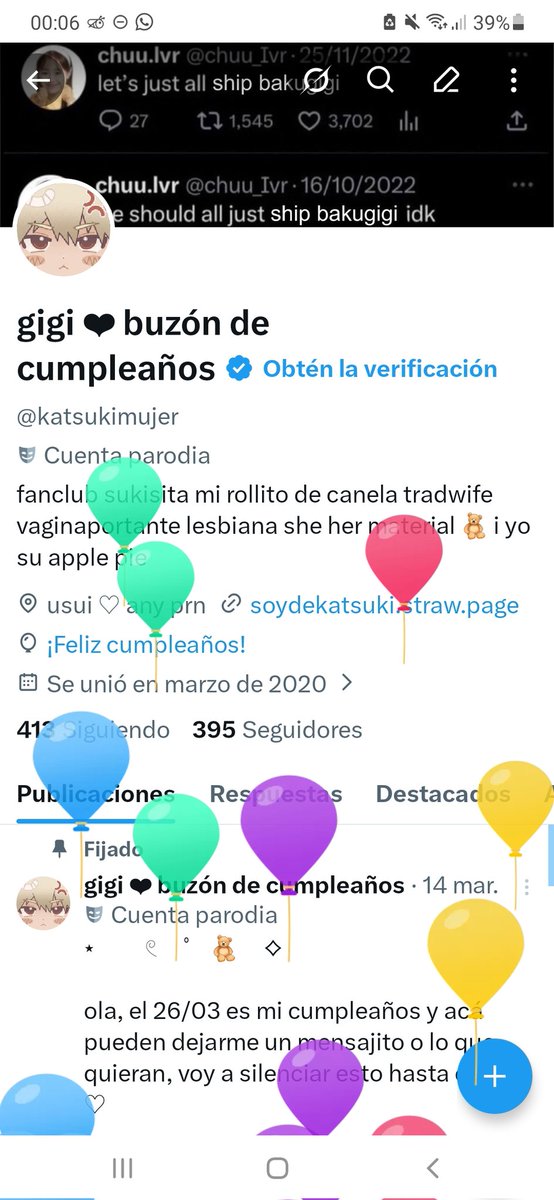 gigi ❤︎ buzón de cumpleaños tweet media