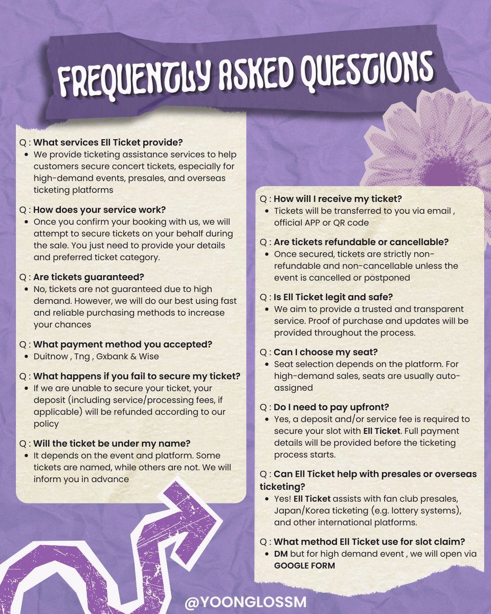 ELL TICKET 🎫 tweet media