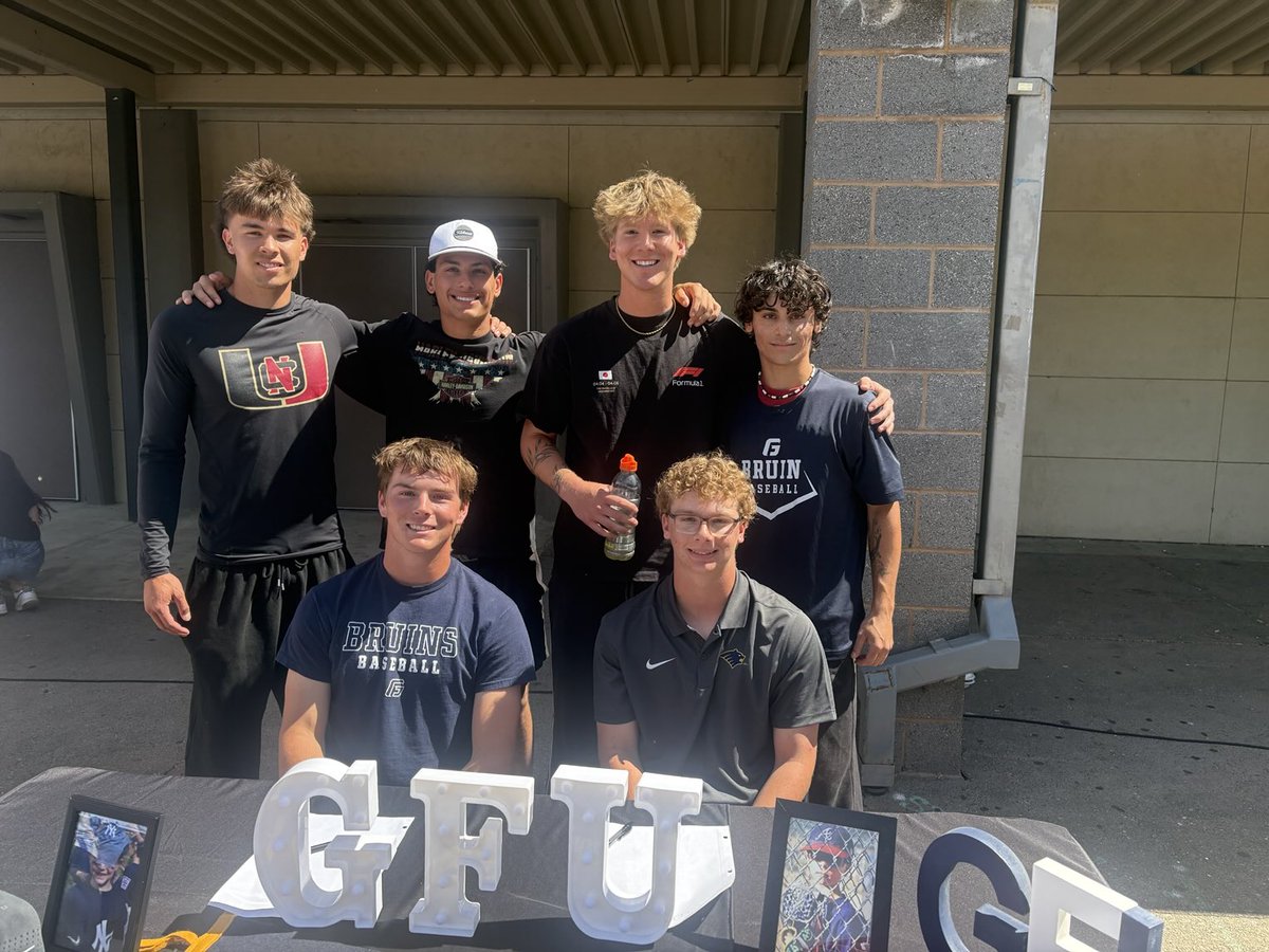 matadorbaseball's tweet photo. Jack Badger and Mac Churby officially signed today to George Fox to play ball for the Bruins! https://t.co/VIJNqigBuA