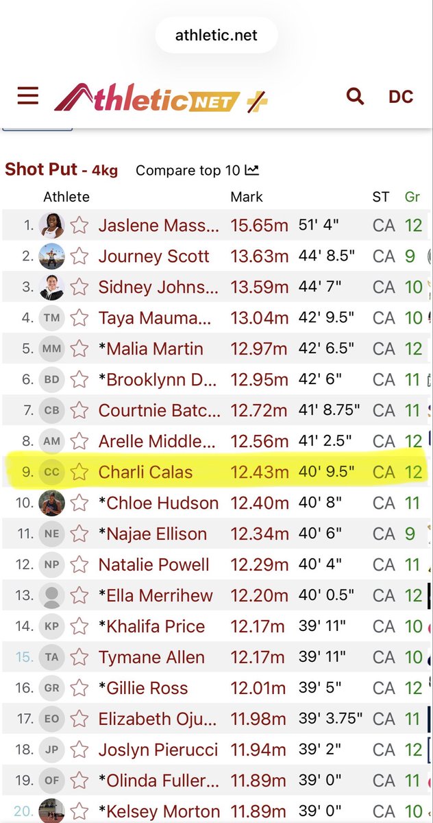 Charli Calas tweet media